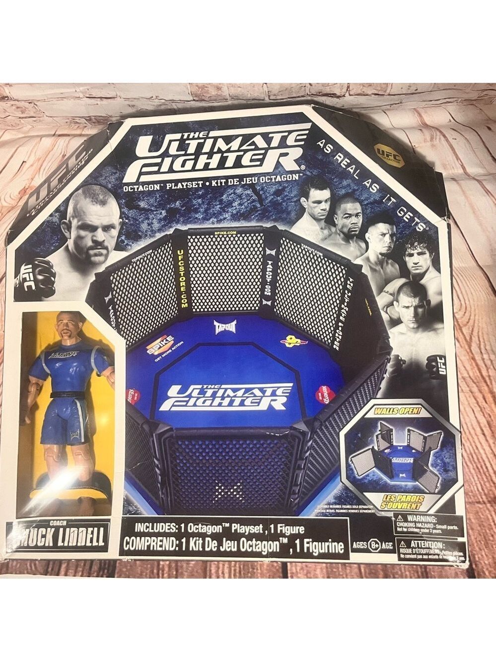 NIB UFC Ultimate Fighter Octagon Playset ft.  Chuck Liddell